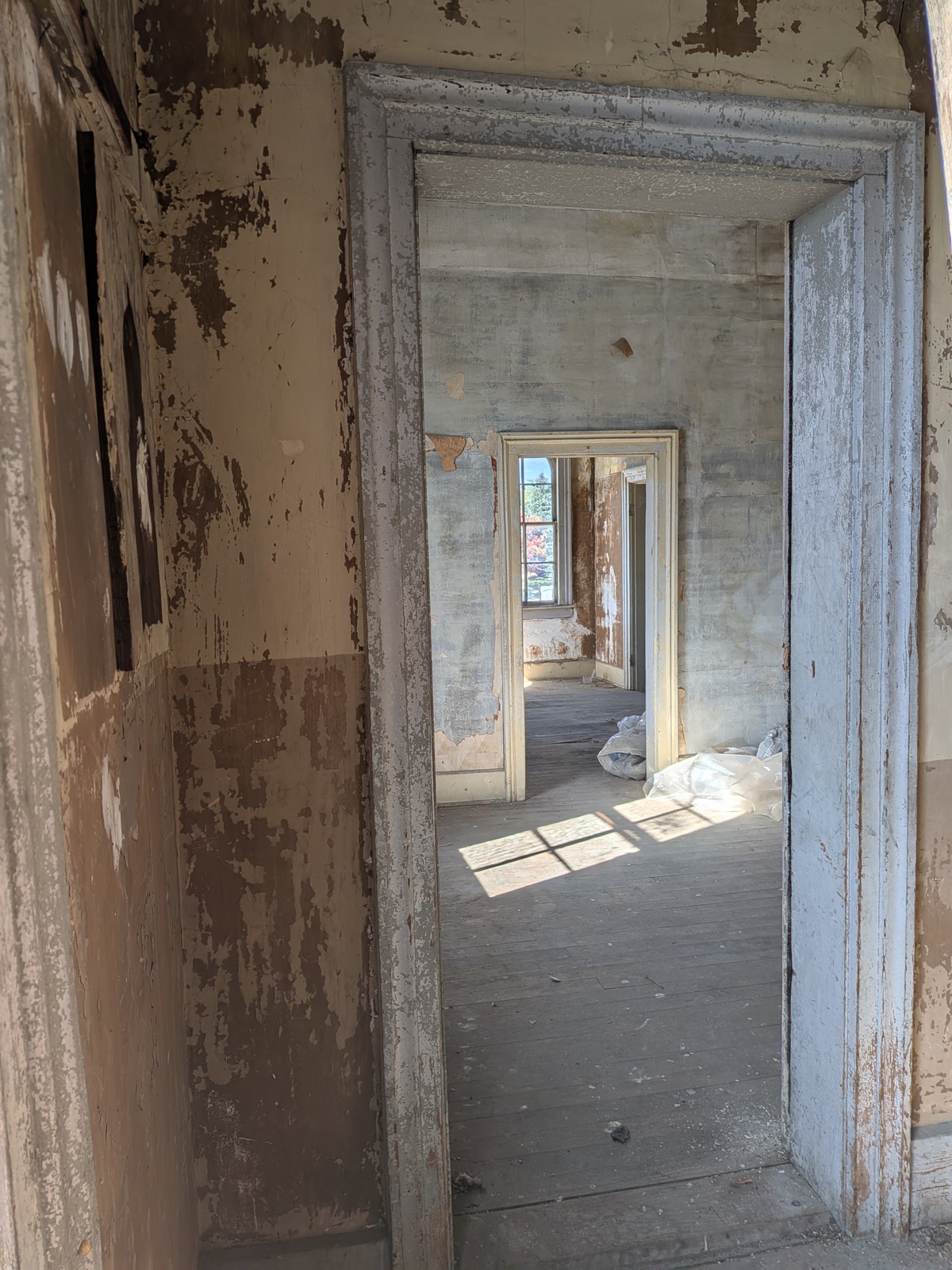 Interior before construction