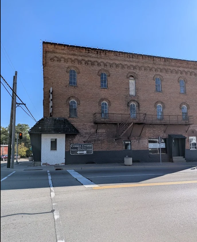 Building exterior before restoration