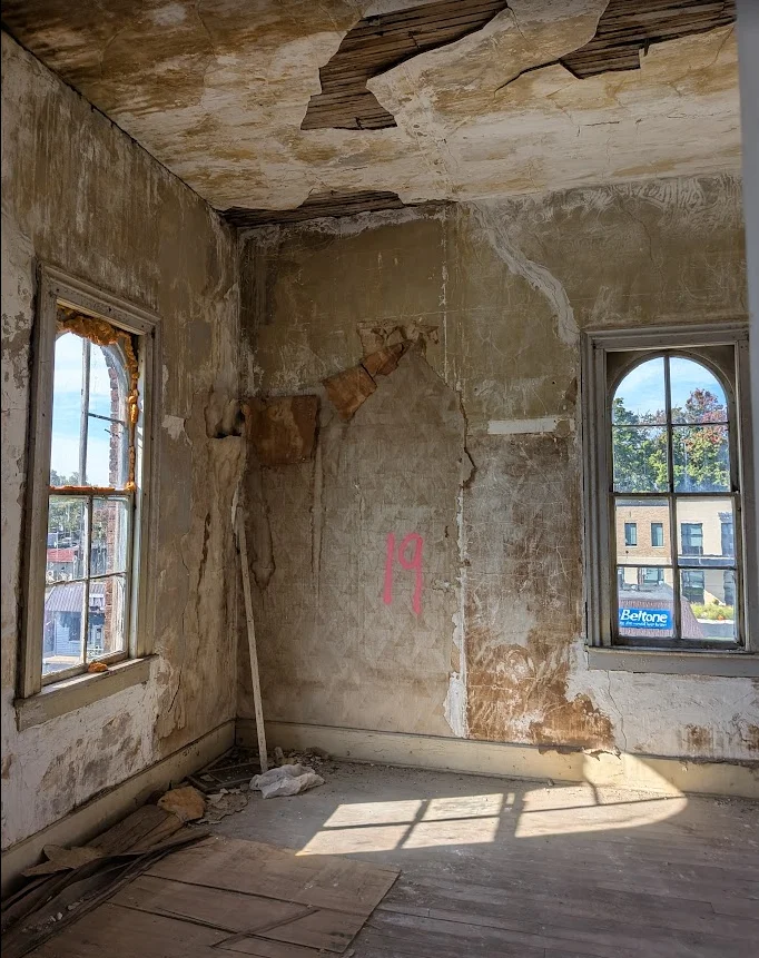 Upper floor interior