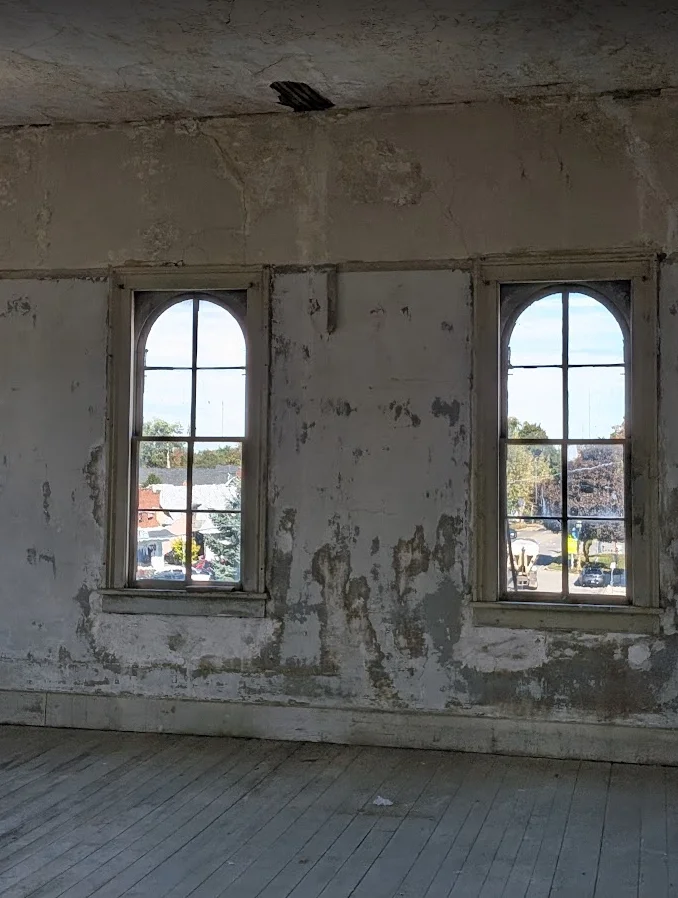 Original arched windows