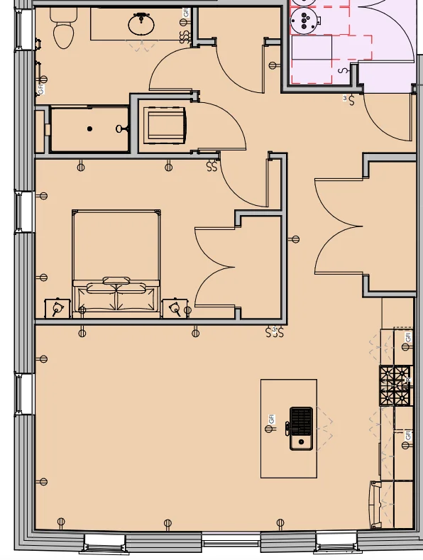 Apartment 1 floor plan